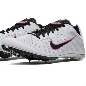 Nike Zoom D Pure Platinum / Black / Pink Blast